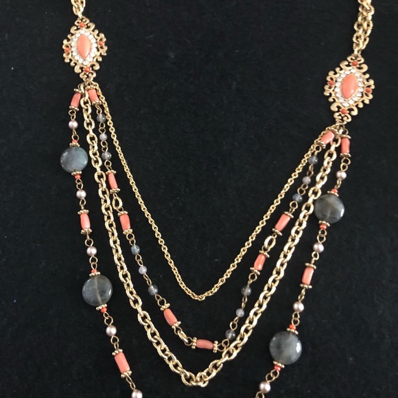 Vintage Rachel Rinehardt Multi Strand Layered Necklace - Picture 6 of 7